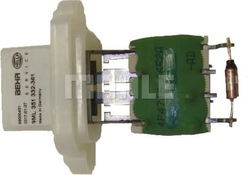 Resistor, interior blower BEHR *** PREMIUM LINE *** ABR 97 000P - image 3