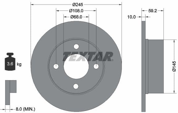Brake Disc 92026100