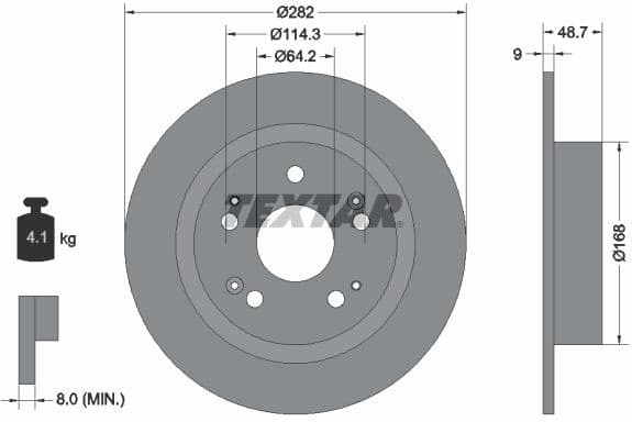 Brake Disc 92204300