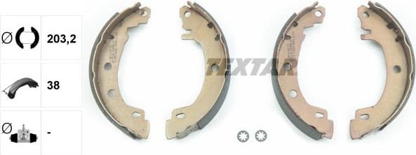 Brake Shoe Set 91049500