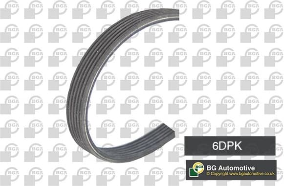 V-ribbed Belt 6DPK1841