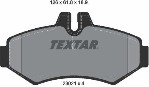 Brake Pad Set, disc brake Q+ 2302101