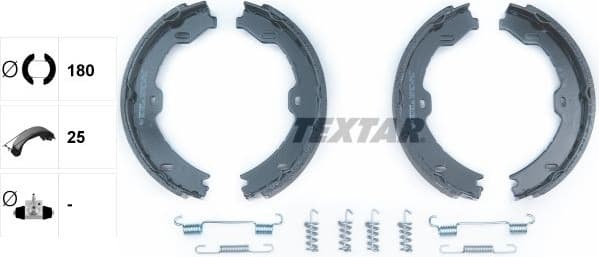 Brake Shoe Set, parking brake 91058800