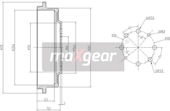 Brake Drum 19-1361