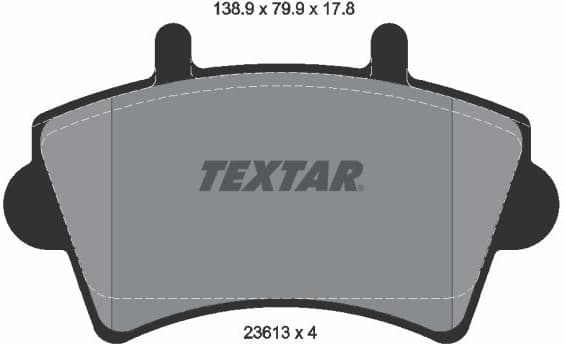 Brake Pad Set, disc brake Q+ 2361301