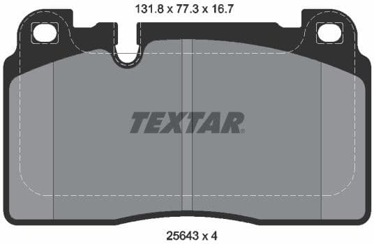 Brake Pad Set, disc brake 2564305