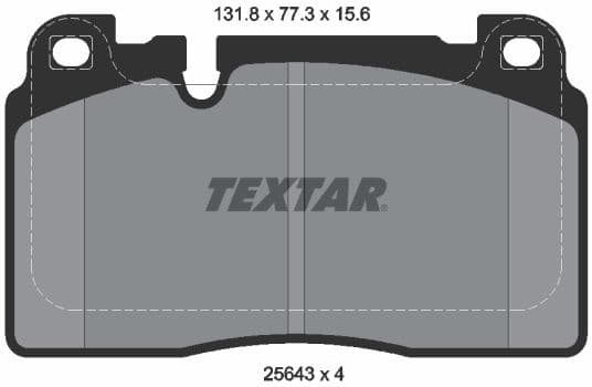 Brake Pad Set, disc brake 2564302