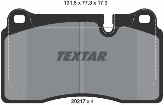 Brake Pad Set, disc brake Q+ 2021701