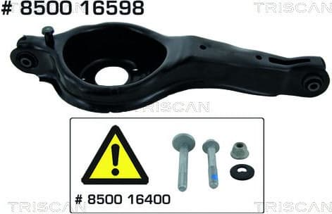 Control/Trailing Arm, wheel suspension 8500 16598