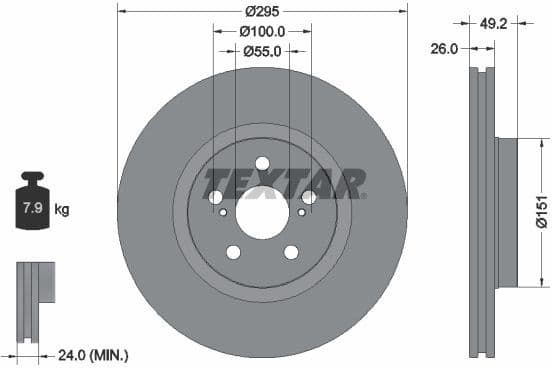 Brake Disc PRO 92135603