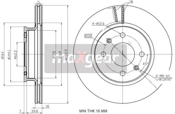 Brake Disc 19-3191 - image 2