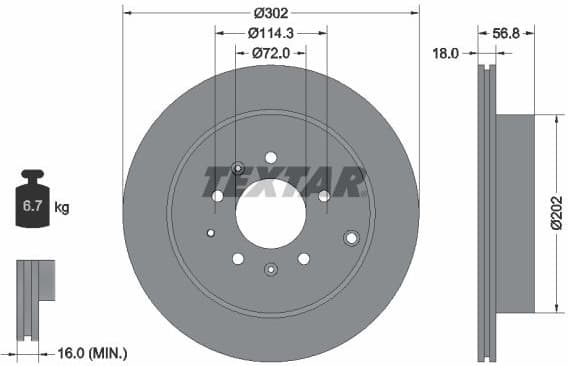 Brake Disc PRO 92180903