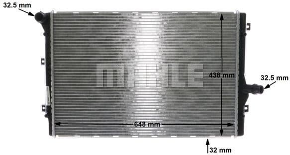 Radiator, engine cooling BEHR CR 1539 001S - image 7