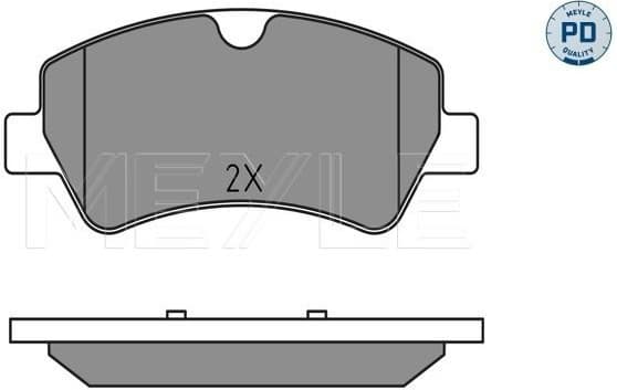 Brake Pad Set, disc brake MEYLE-PD: Advanced performance and design. 025 256 0418/PD - image 2