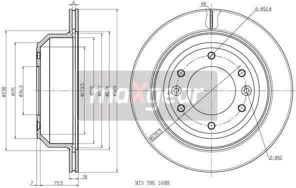 Brake Disc 19-3190