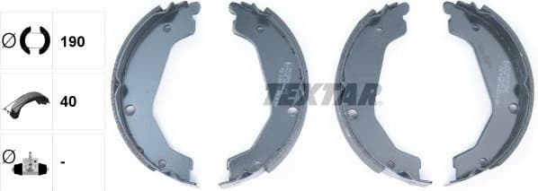 Brake Shoe Set, parking brake 91068400