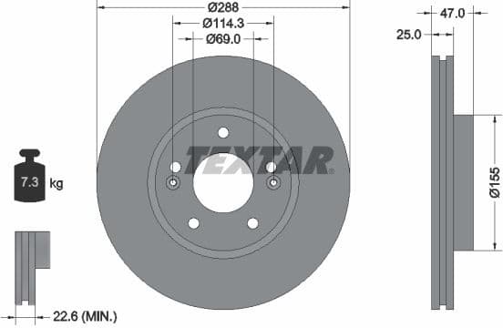 Brake Disc PRO 92290503