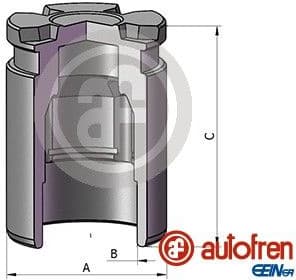 Piston, brake caliper D025542