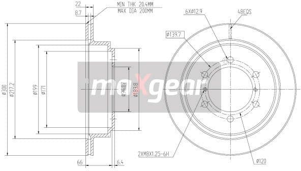 Brake Disc 19-0949 - image 2