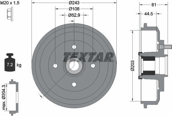 Brake Drum 94041300