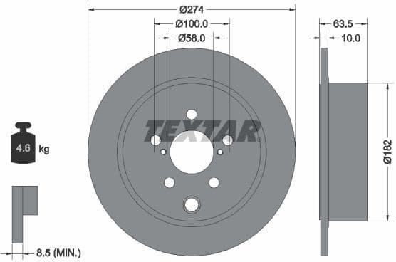 Brake Disc PRO 92262003