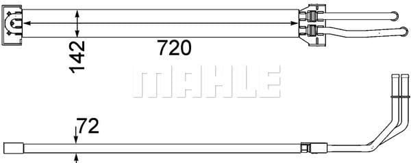 Oil Cooler, steering BEHR *** PREMIUM LINE *** CLC 109 000P - image 2