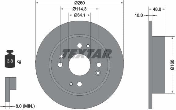 Brake Disc 92081700