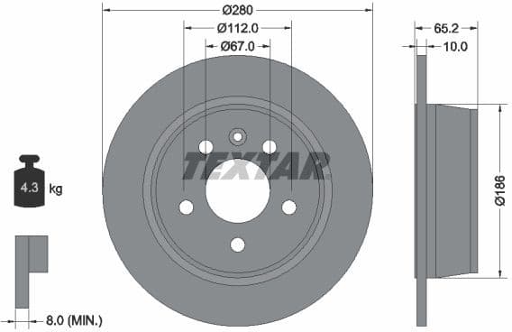 Brake Disc PRO 92074503