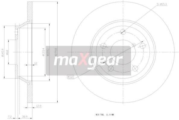 Brake Disc 19-0765 - image 2