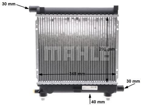 Radiator, engine cooling BEHR CR 235 000S - image 11