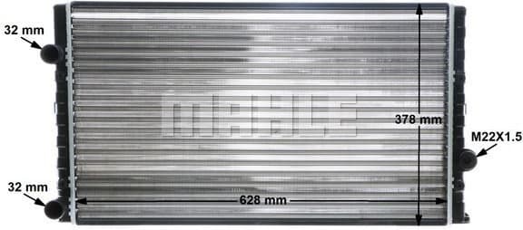 Radiator, engine cooling BEHR CR 399 000S - image 11