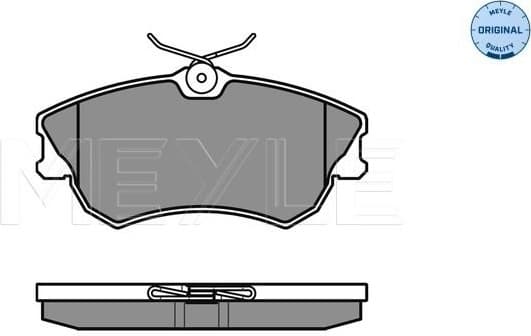 Brake Pad Set, disc brake MEYLE-ORIGINAL: True to OE. 025 218 8818
