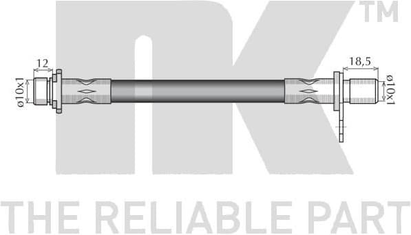 Brake Hose 854551 - image 2