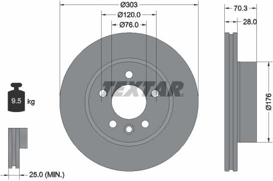 Brake Disc PRO 92288403
