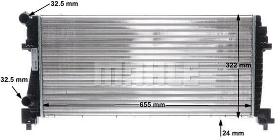 Radiator, engine cooling BEHR CR 2057 000S - image 12