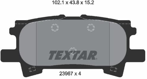 Brake Pad Set, disc brake 2396701