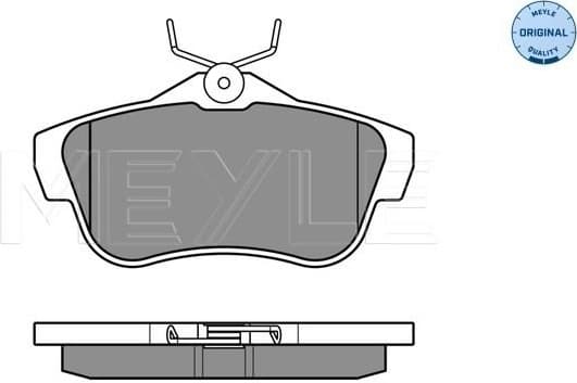 Brake Pad Set, disc brake MEYLE-ORIGINAL: True to OE. 025 245 7816