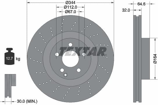 Brake Disc PRO+ 92224605