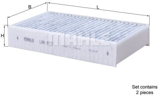 Filter, cabin air LAK873/S