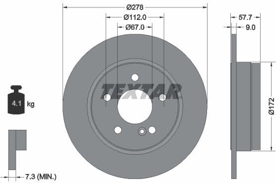 Brake Disc PRO 92163103
