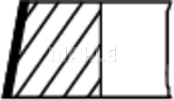 Piston Ring Set 012 21 N3 - image 2