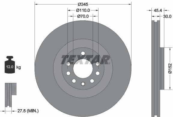 Brake Disc PRO 92242403