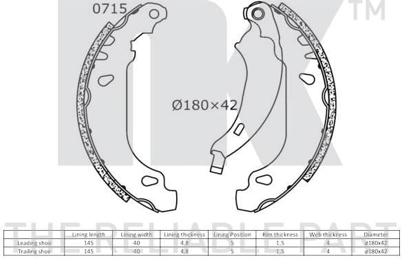 Brake Shoe Set 2739637