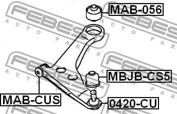 Ball Joint 0420-CU - image 2