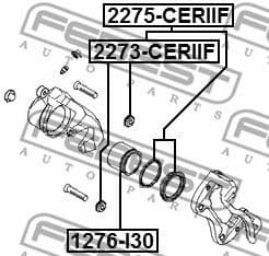 Repair Kit, brake caliper 2275-CERIIF - image 2