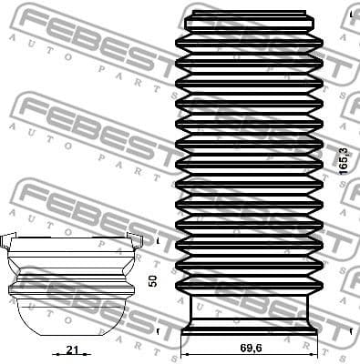 Dust Cover Kit, shock absorber VLSHB-S60F-KIT - image 2