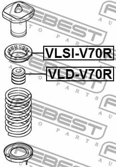 Rubber Buffer, suspension VLD-V70R - image 2