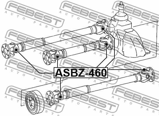 Joint, propshaft ASBZ-460 - image 2