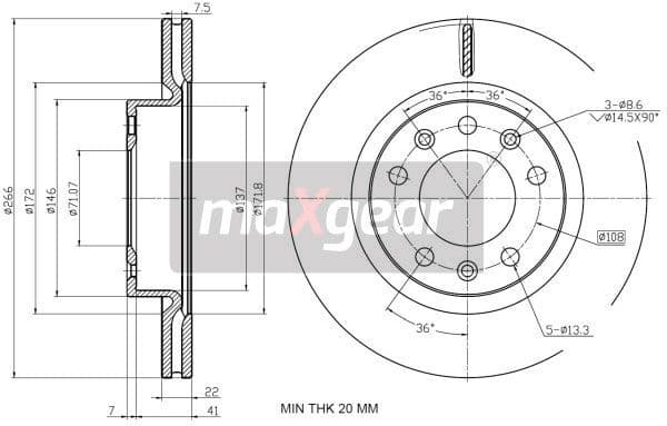 Brake Disc 19-3237