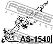 Joint, steering shaft AS-1540 - image 2